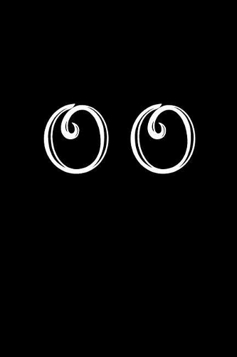 O O: Double Monogram Journal, 100 Pages, 6x9 Inches, Black Glossy Cover