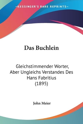 Das Buchlein