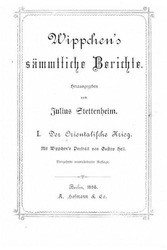 Wippchen's Sämmtliche Berichte
