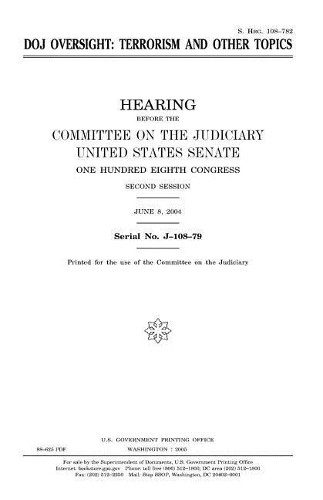 Doj Oversight