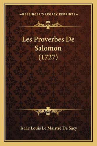 Les Proverbes De Salomon (1727)