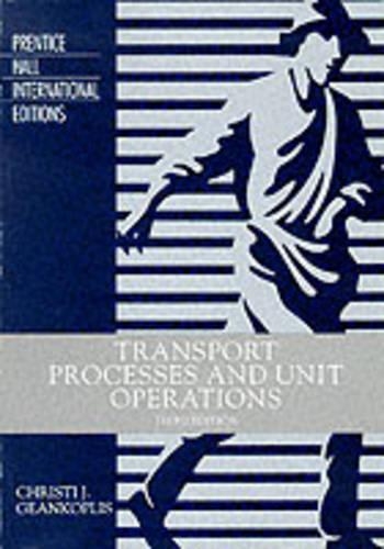 Transport Processes and Unit Operations