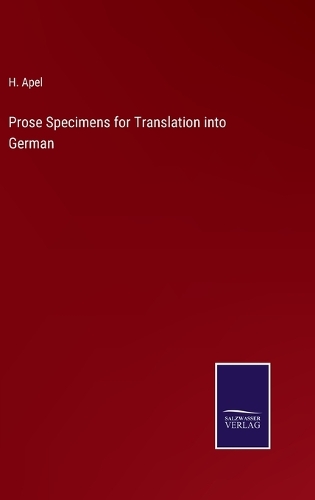 Prose Specimens for Translation into German