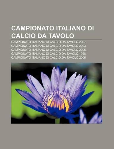 Campionato Italiano Di Calcio Da Tavolo