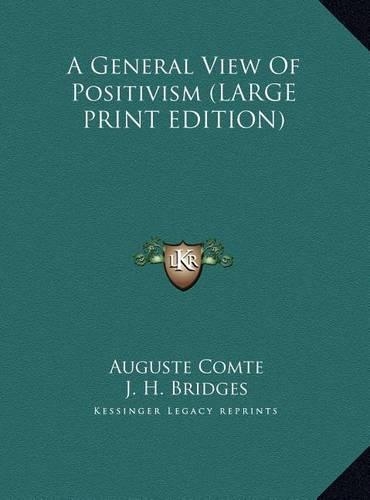 A General View of Positivism