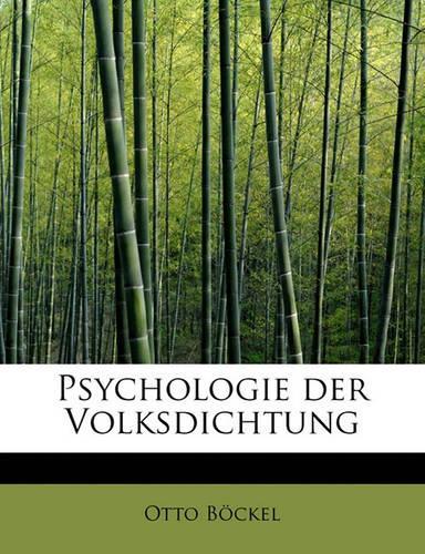 Psychologie Der Volksdichtung
