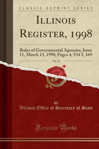 Illinois Register, 1998, Vol. 22