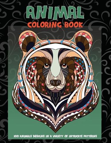 Animal - Coloring Book - 100 Animals designs in a variety of intricate patterns