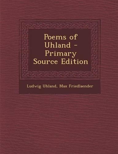 Poems of Uhland