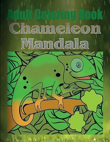 Adult Coloring Book: Chameleon Mandala