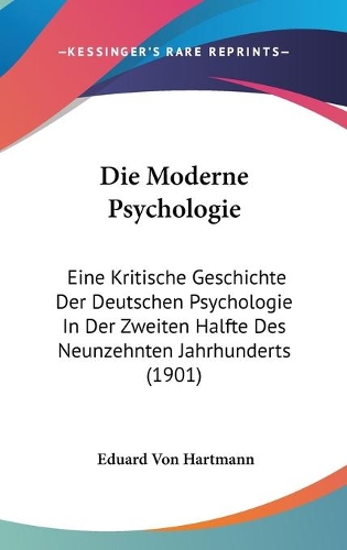 Die Moderne Psychologie