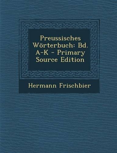 Preussisches W�rterbuch
