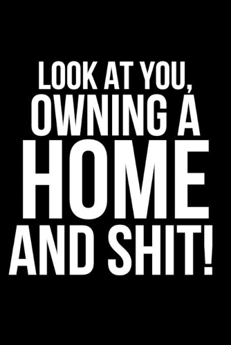 Look At You Owning A Home And Shit!