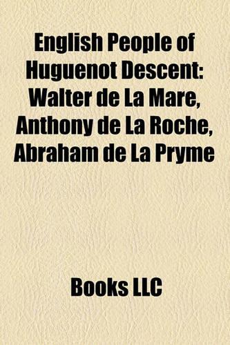 English People of Huguenot Descent
