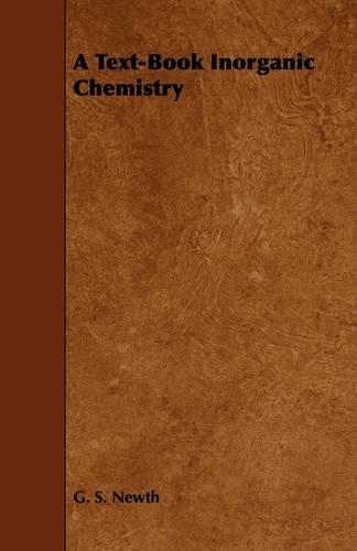 A Text-Book Inorganic Chemistry