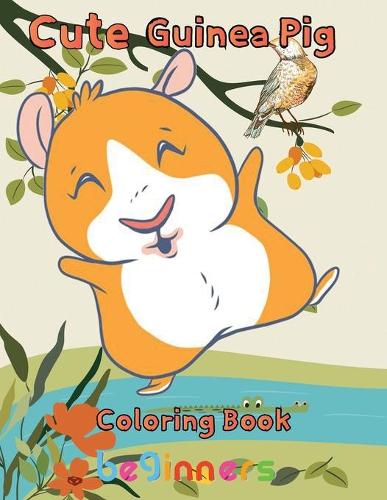 Cute Guinea pig Coloring Book beginners