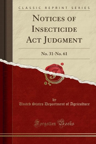 Notices of Insecticide ACT Judgment
