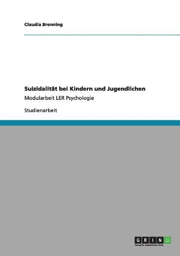 Suizidalität bei Kindern und Jugendlichen