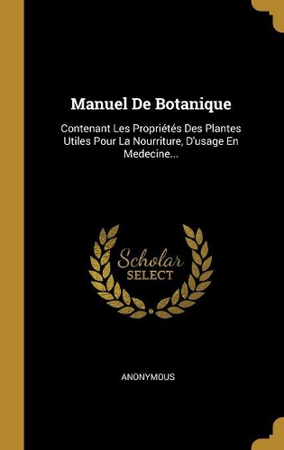 Manuel De Botanique