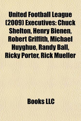 United Football League (2009) Executives