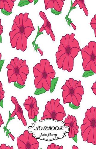 Notebook Journal Dot-Grid, Graph, Lined, Blank No Lined: Red Flowers Pattern: Small Pocket Notebook Journal Diary, 120 Pages, 5.5 X 8.5 (Blank Notebook Journal)