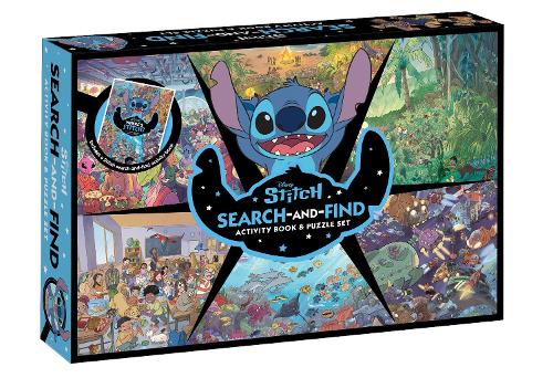 Stitch: Search-and-Find Activity Book and Puzzle Set (Disney 200 Pieces)
