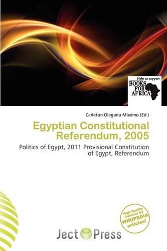 Egyptian Constitutional Referendum, 2005