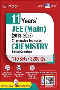 Jee (Main) Chemistry 11 Years' (2013-2023) Chapterwise Topicwise Solved Questions