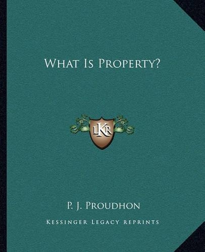 What Is Property?