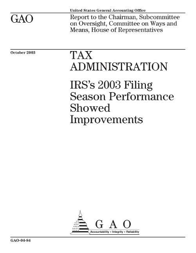 Gao-04-84 Tax Administration