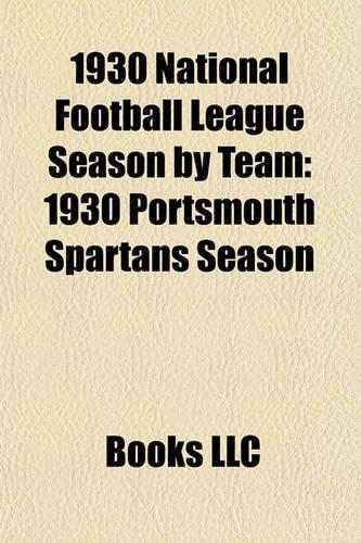 1930 National Football League Season by Team