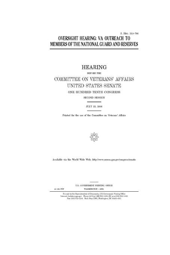Oversight hearing
