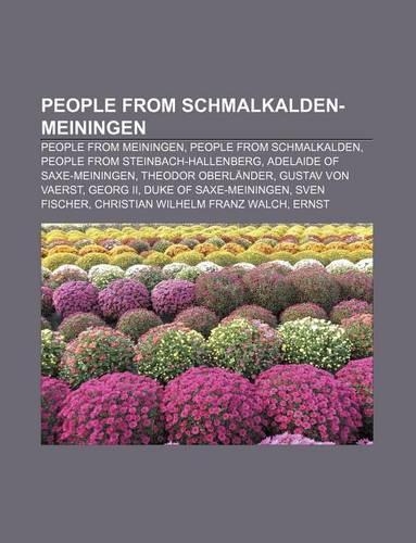 People from Schmalkalden-Meiningen