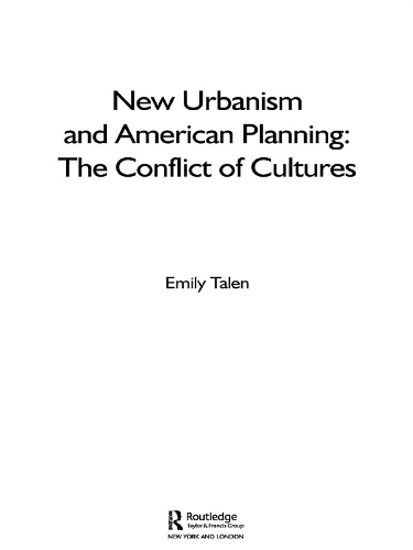 New Urbanism and American Planning