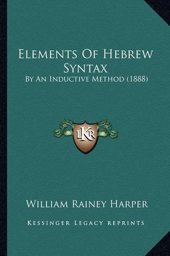 Elements Of Hebrew Syntax