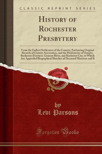 History of Rochester Presbytery