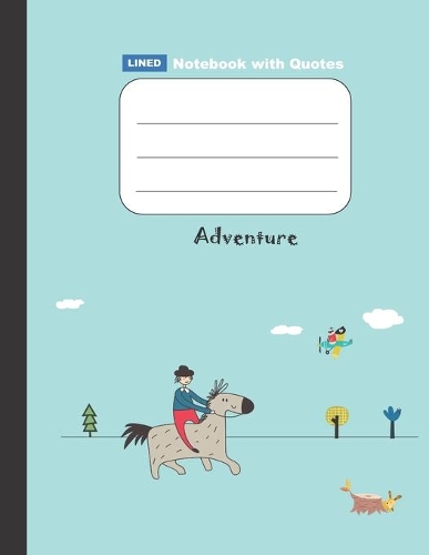 Lined Notebook - Large (8.5x11 inches) - 100 Pages - Turquoise Cover