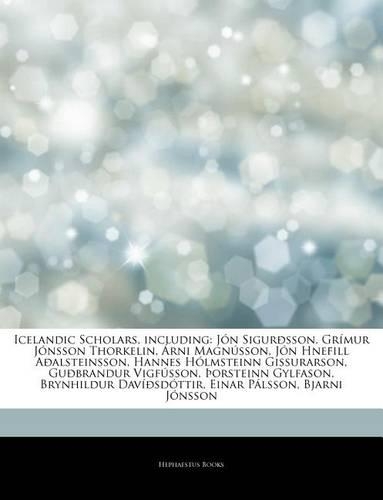 Articles on Icelandic Scholars, Including