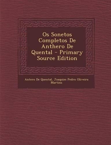 OS Sonetos Completos de Anthero de Quental