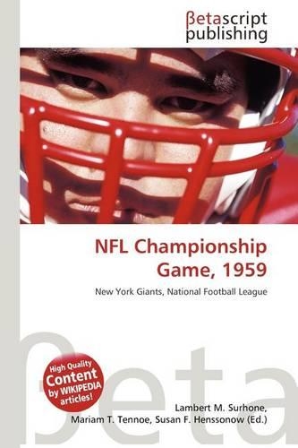 NFL Championship Game, 1959