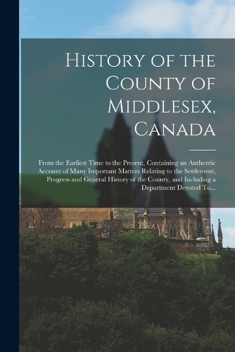 History of the County of Middlesex, Canada