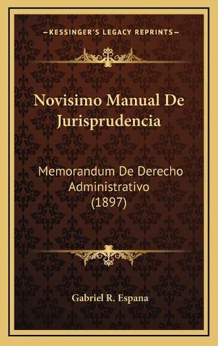 Novisimo Manual De Jurisprudencia