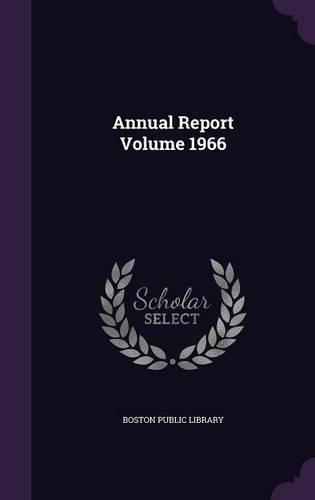 Annual Report Volume 1966: (English)