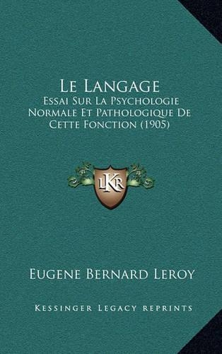 Le Langage