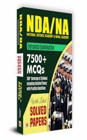 Nda/Na National Defence Academy & Naval Academy Entrance Examination Guide 7500+ Mcqs With Latest Solved Papers