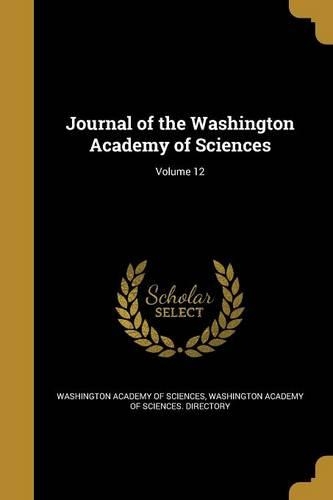 Journal of the Washington Academy of Sciences; Volume 12