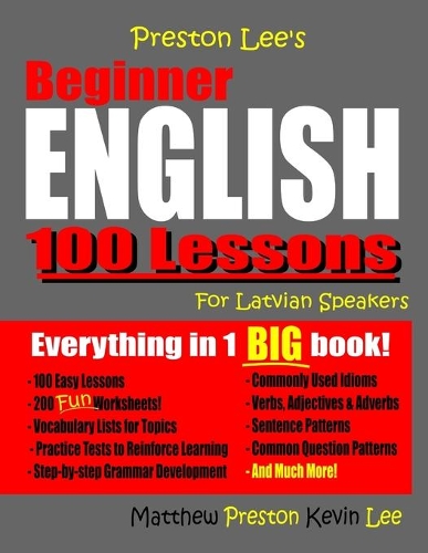 Preston Lee's Beginner English 100 Lessons For Latvian Speakers
