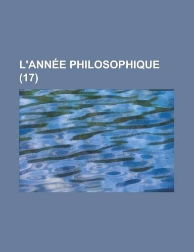 L'Annee Philosophique (17 )