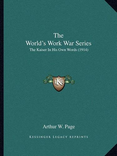 The World's Work War Series