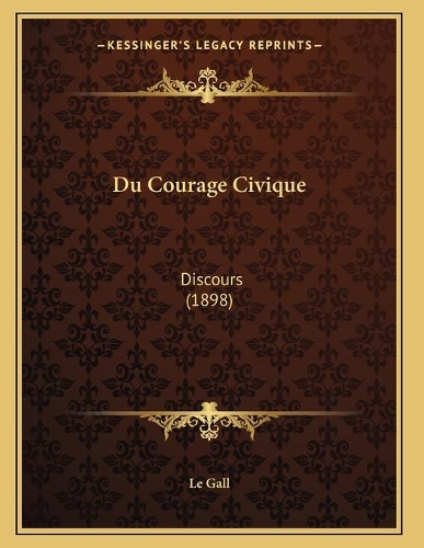 Du Courage Civique